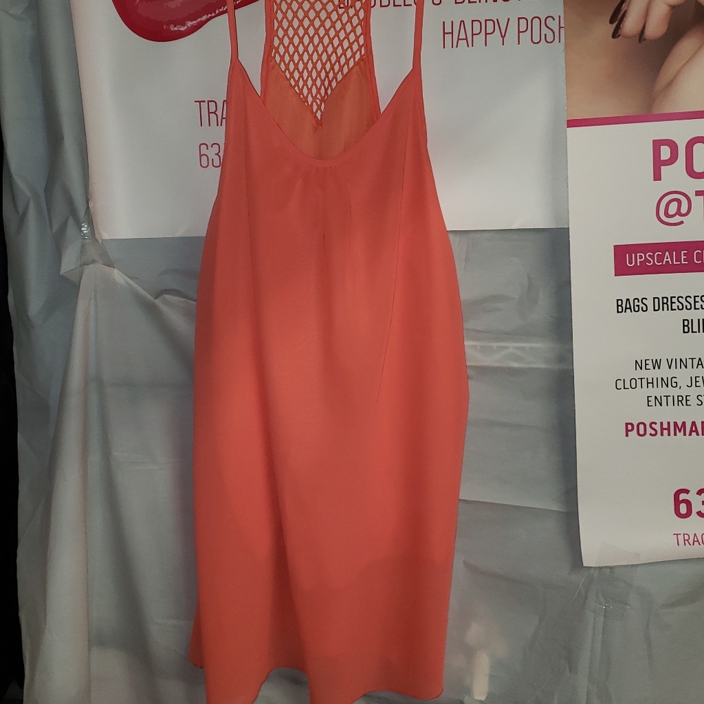 SALMON SUN DRESS XL NWT